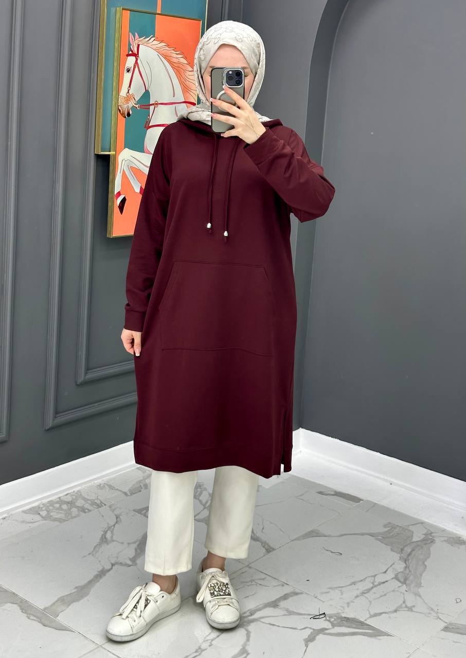 Modesty - Sweat Tunic à Capuche