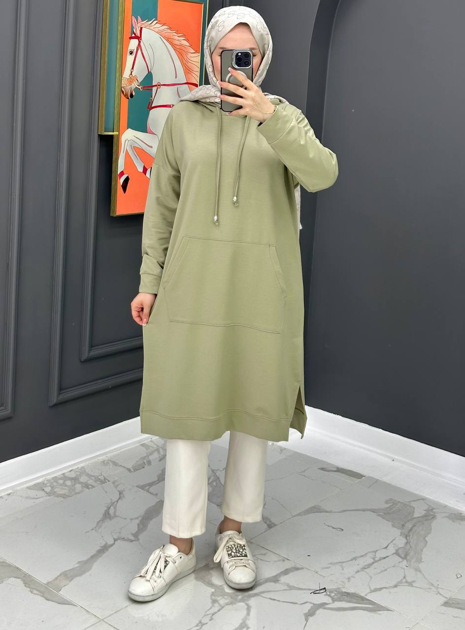 Modesty - Sweat Tunic à Capuche