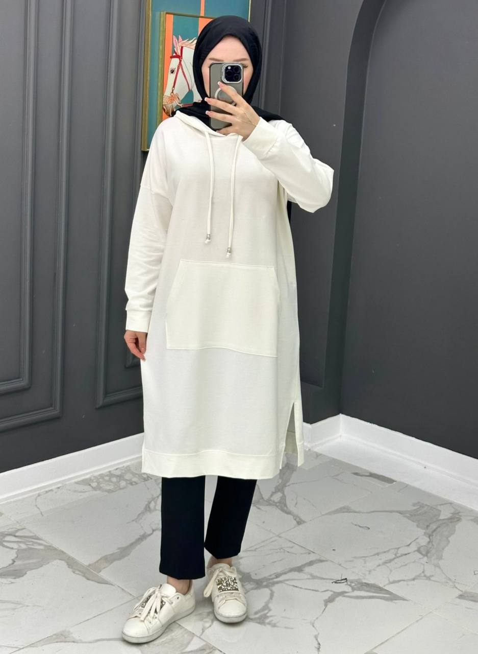 Modesty - Sweat Tunic à Capuche